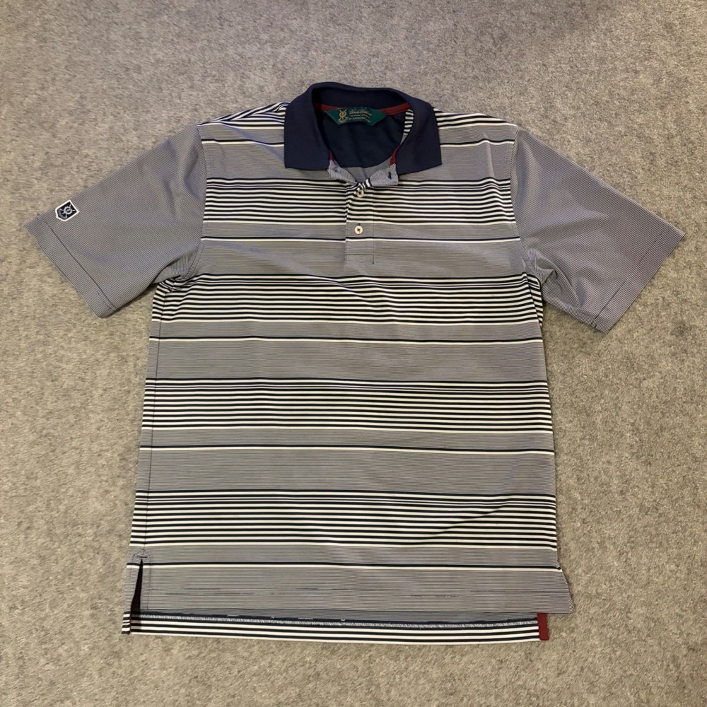 Brooks Brothers St Andrews Links Old Money Golf Beach Classy Polo Shirt Adult Lg